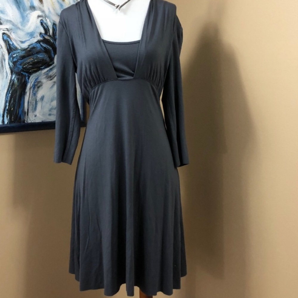 Three dots brand Gray dress size Large